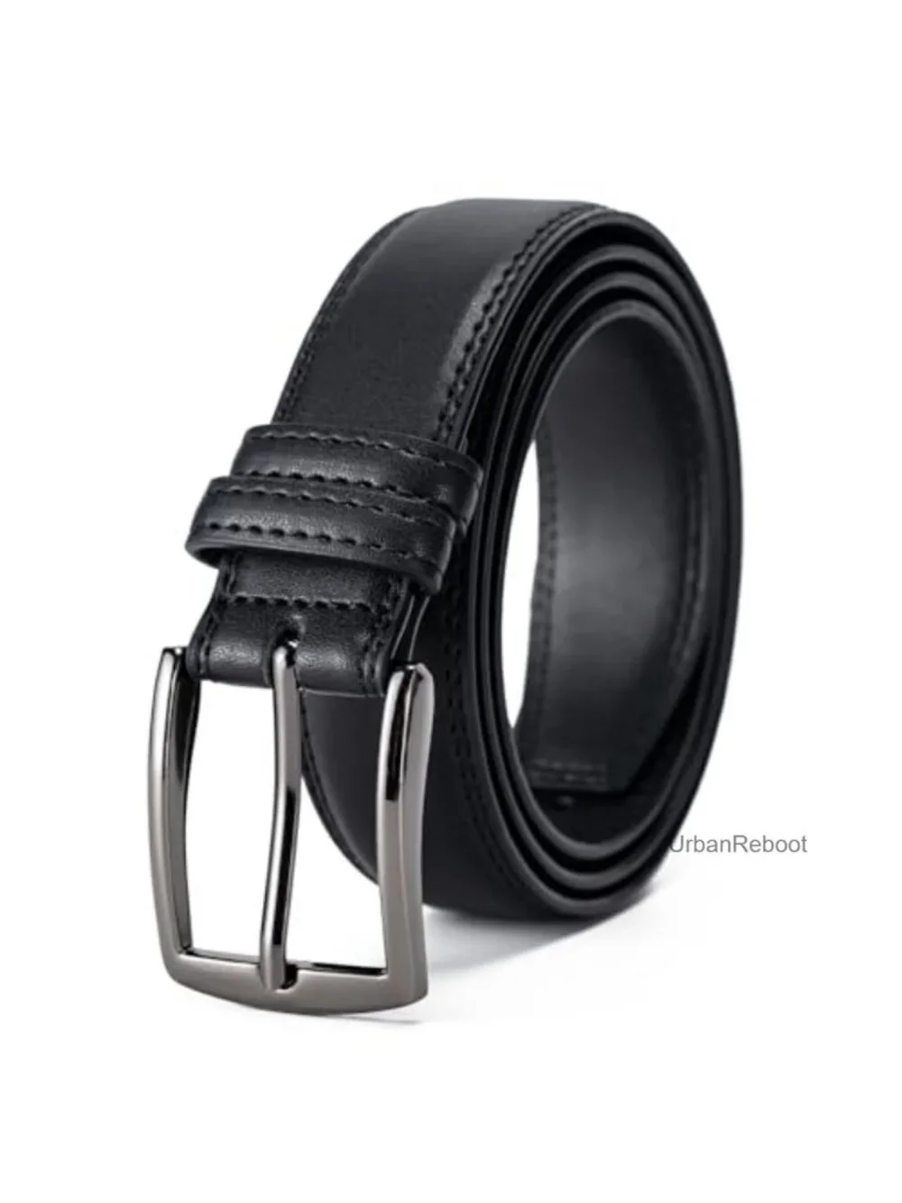 Mens Leather Belt Classic Dress Jeans Casual Work Business Belt
